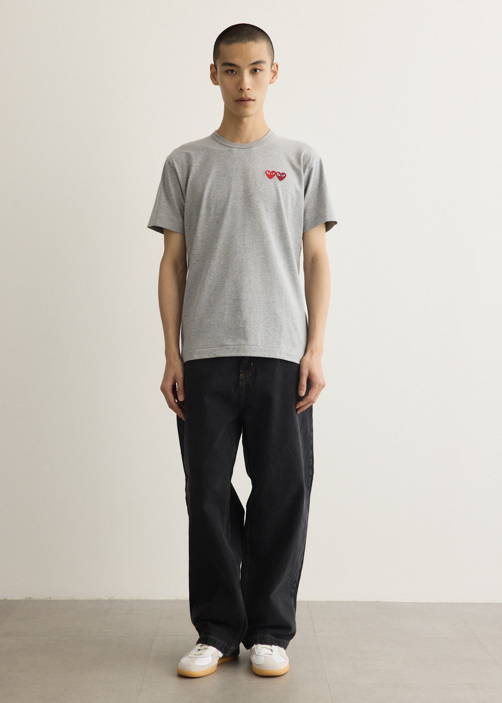 Double Burgundy Heart T-Shirt