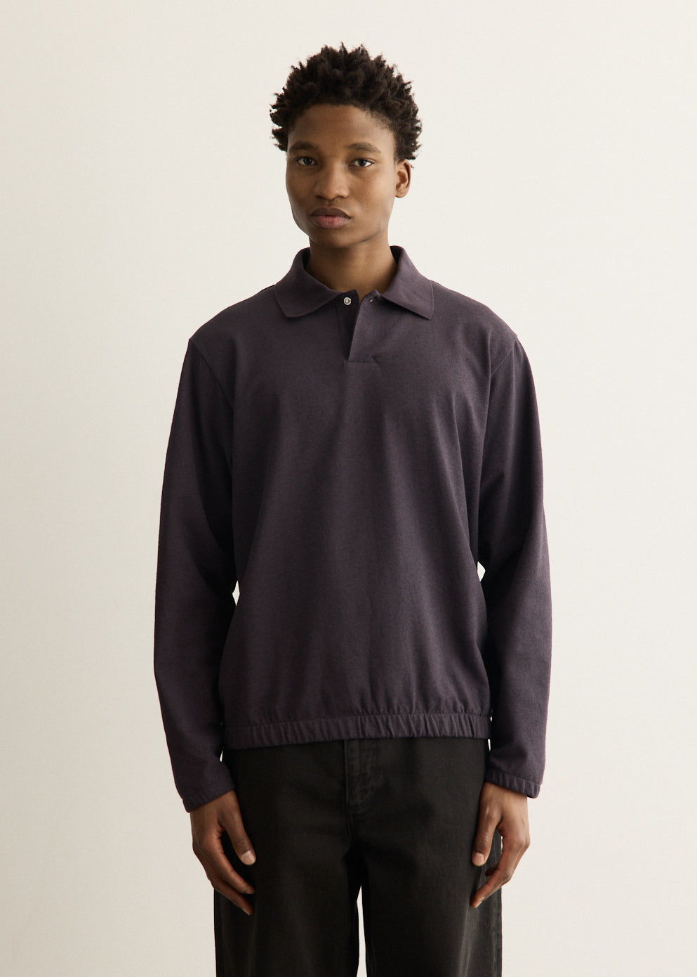 Sylane Relaxed Light Pile Jersey Polo