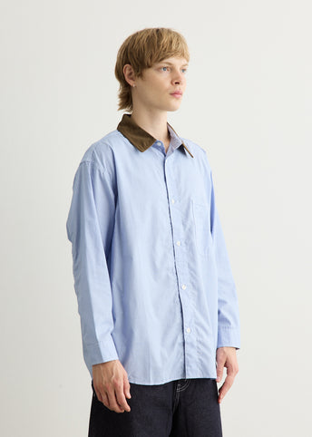 Cotton Check x Corduroy Shirt