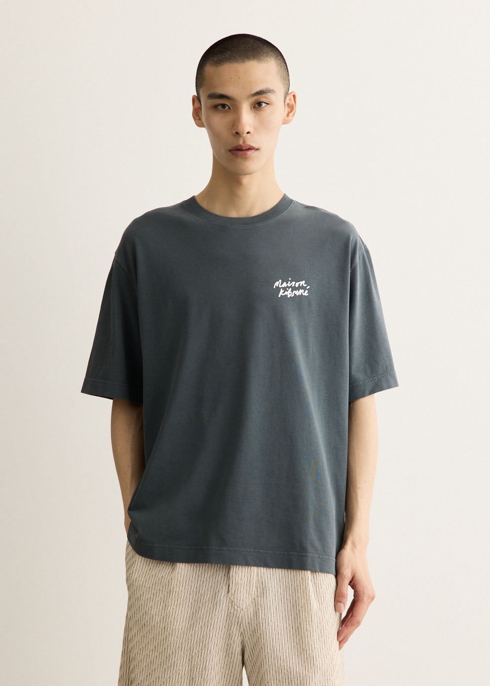Handwriting Faded Oversize T-Shirt