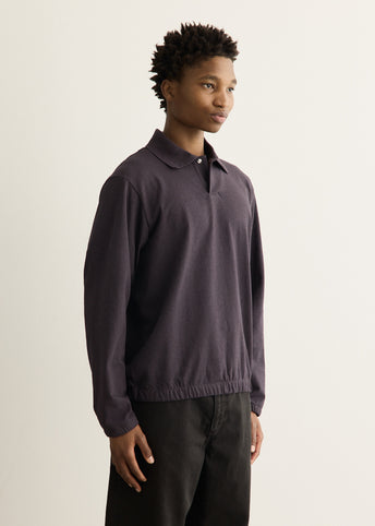 Sylane Relaxed Light Pile Jersey Polo