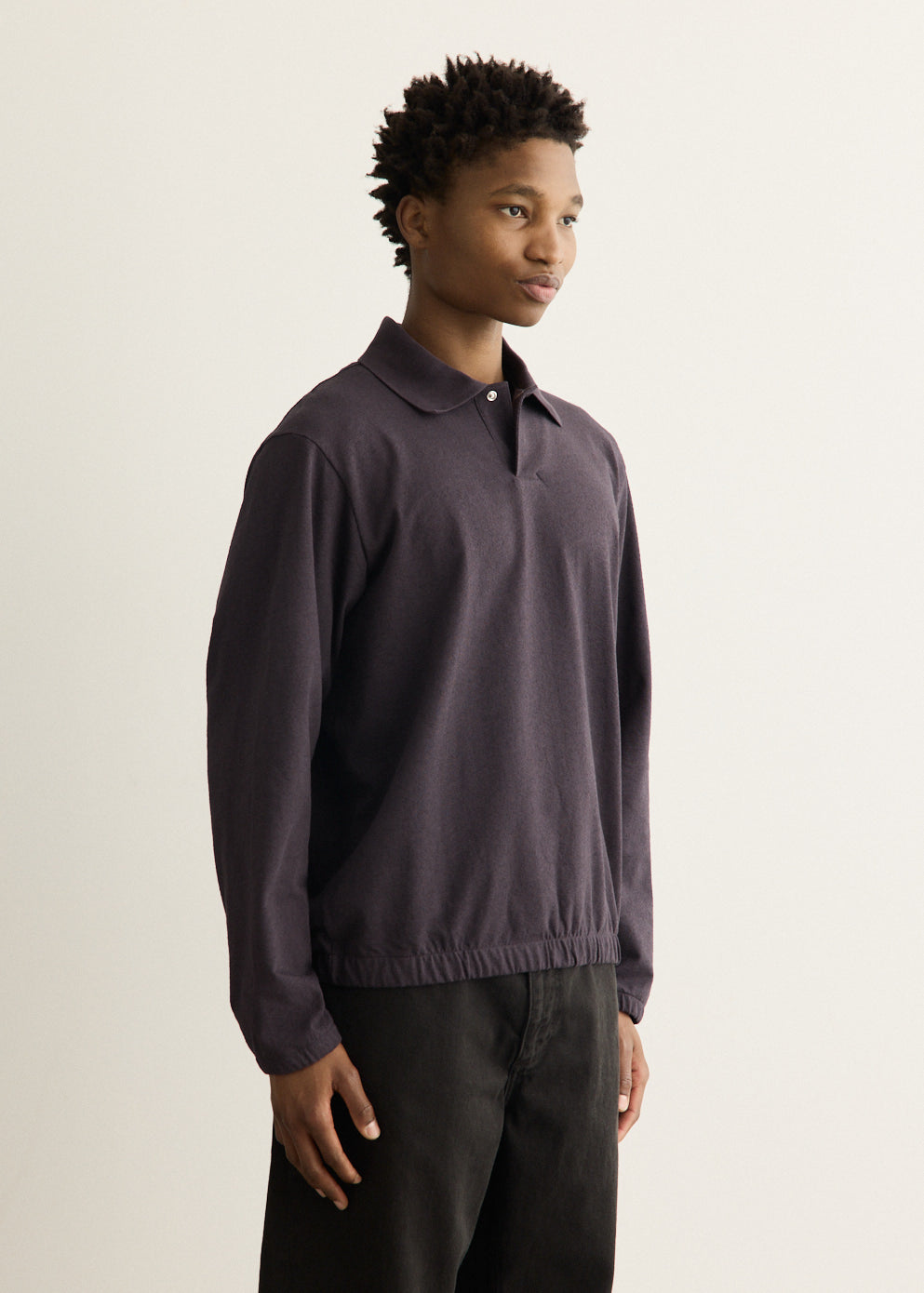 Sylane Relaxed Light Pile Jersey Polo