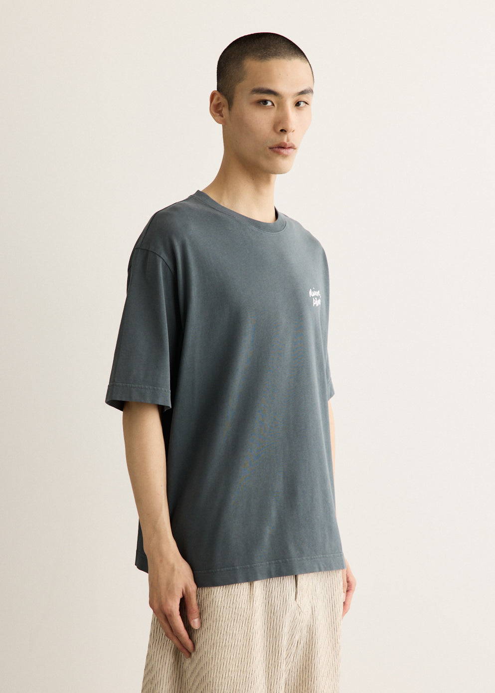 Handwriting Faded Oversize T-Shirt