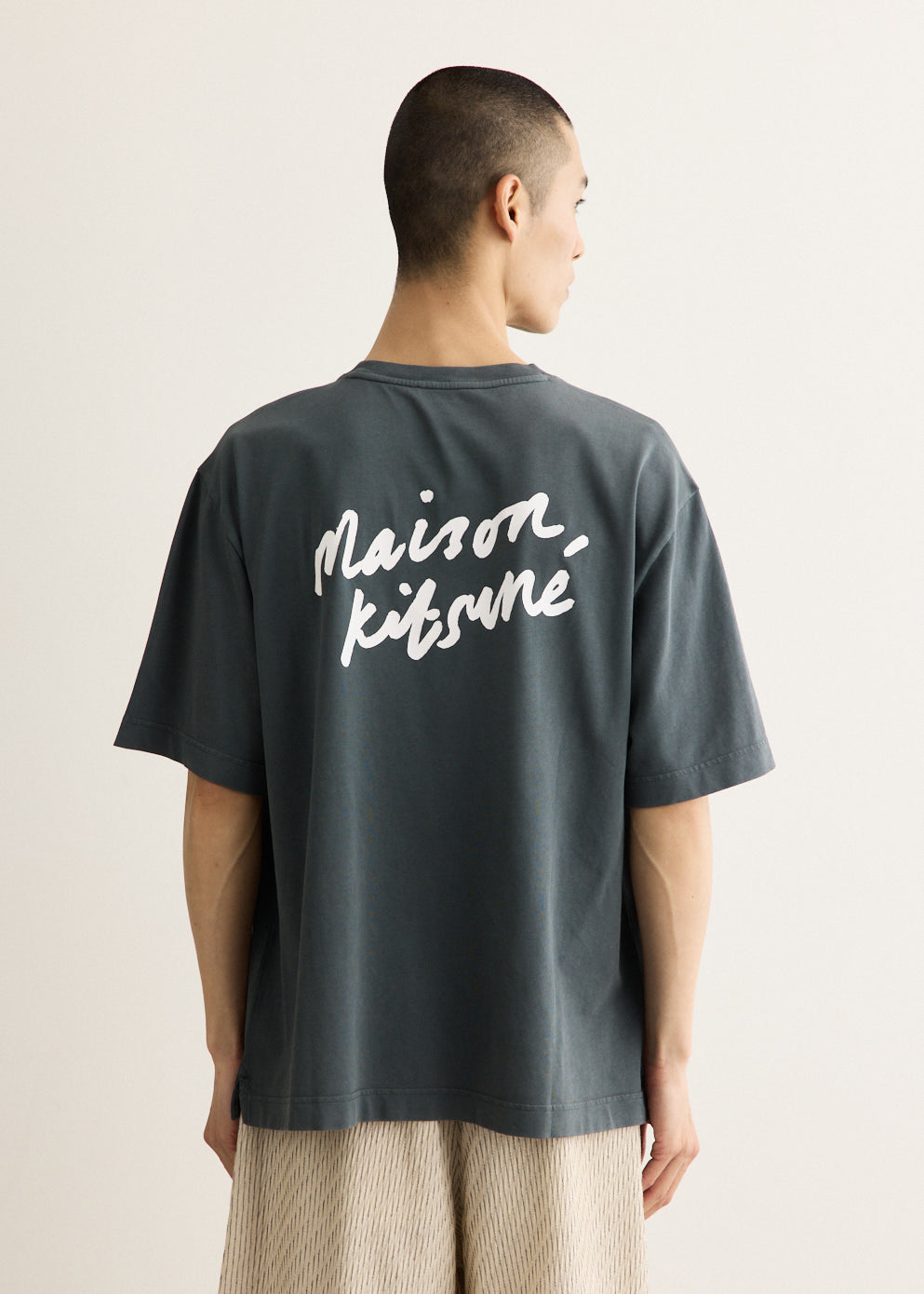 Handwriting Faded Oversize T-Shirt
