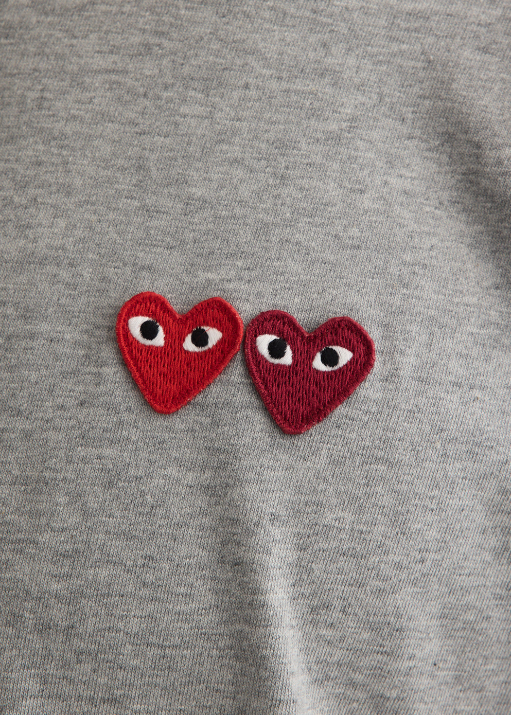 Double Burgundy Heart T-Shirt