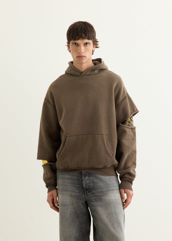 SWT Knit Reversible Elbow Ripped Sweatshirt (PECKISH RAINBOWY)