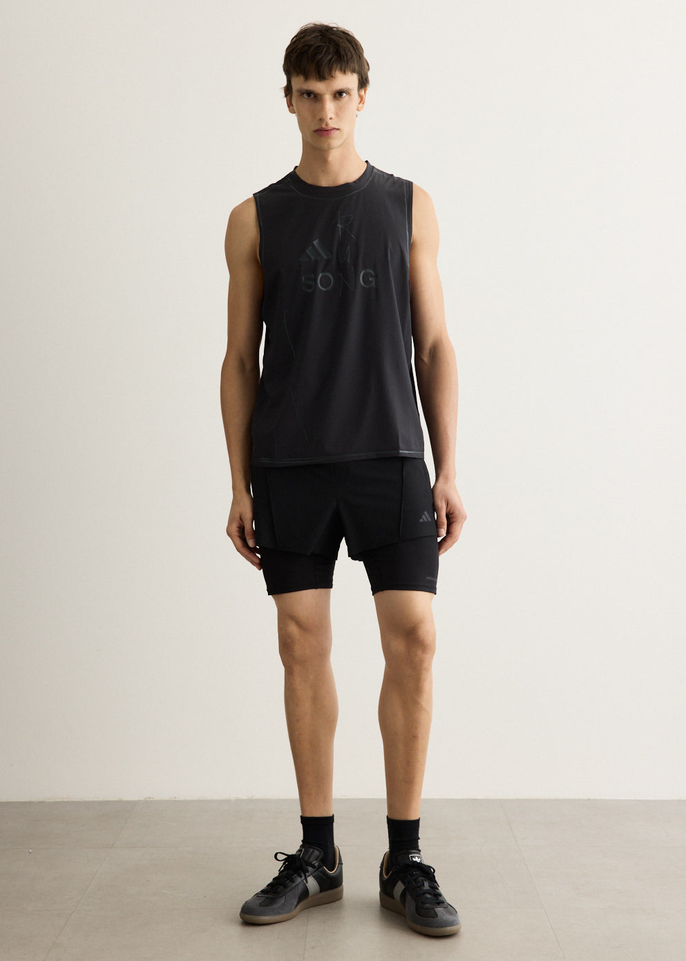 x Song for the Mute ADIRUN01 Running Tank Top