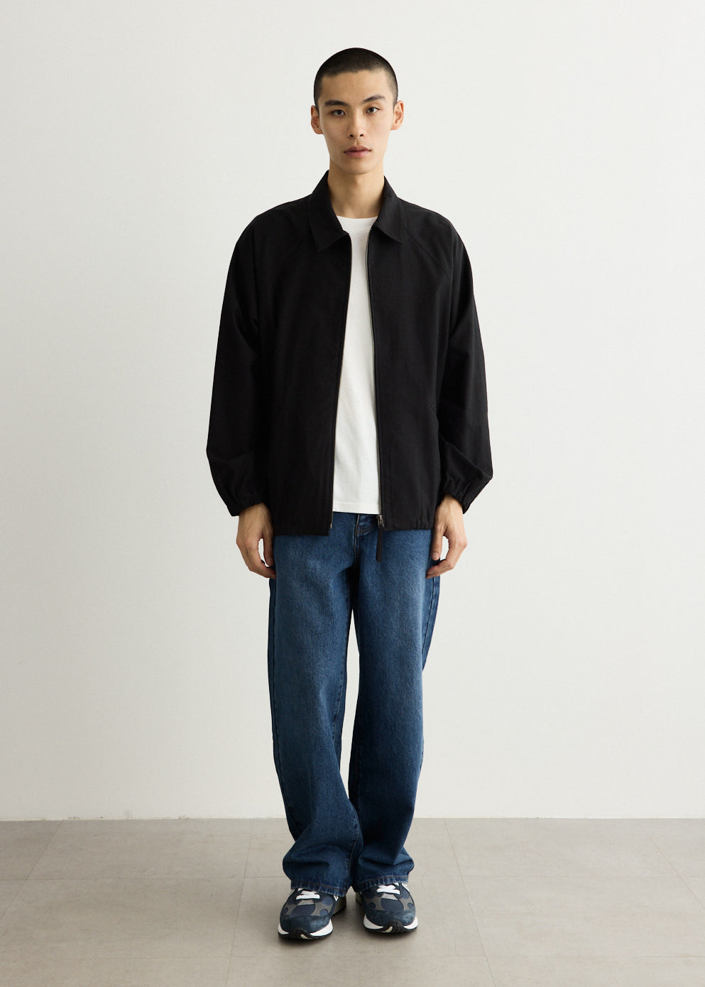 Zip Up Moleskin Blouson