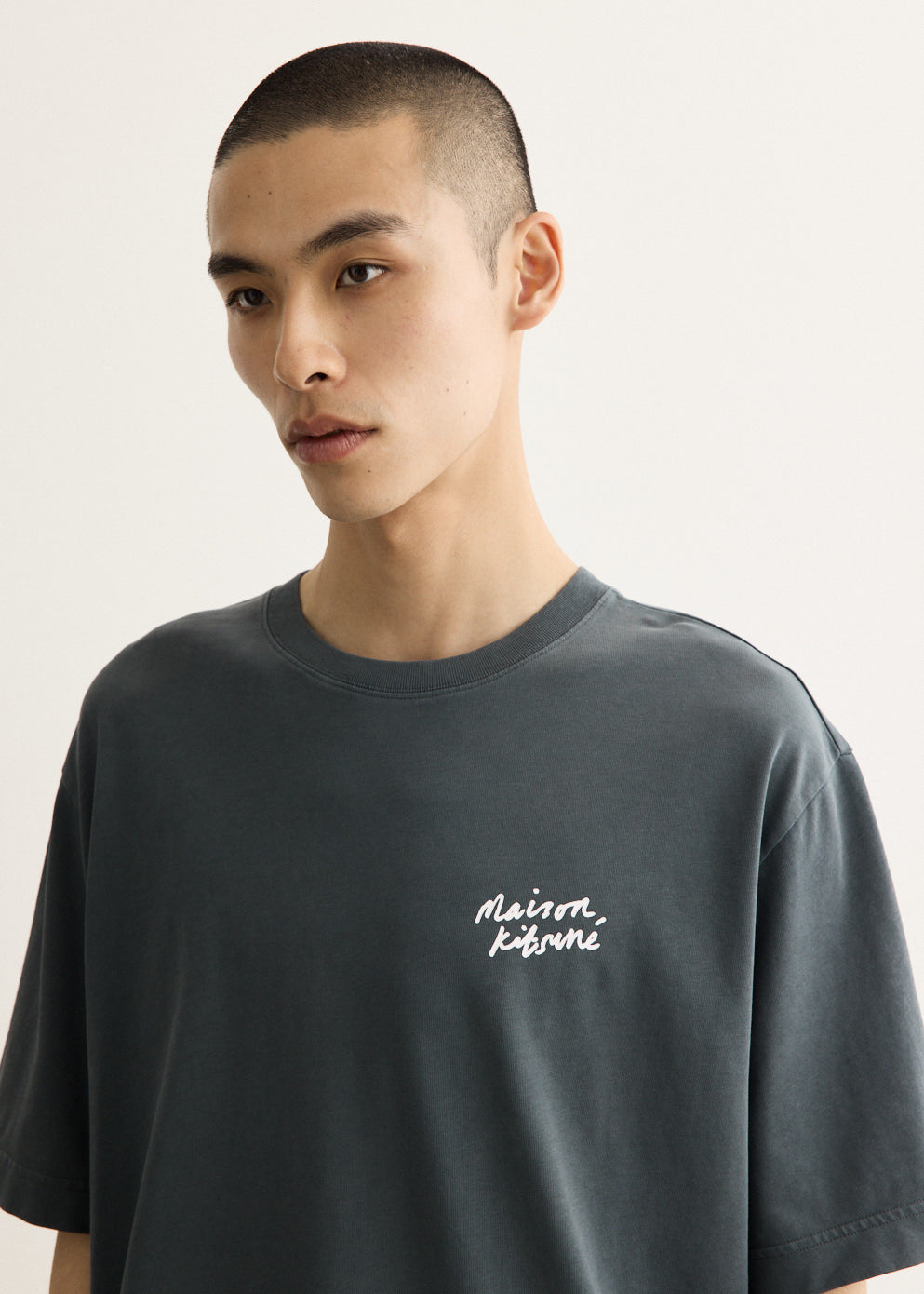 Handwriting Faded Oversize T-Shirt
