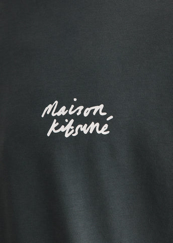 Handwriting Faded Oversize T-Shirt
