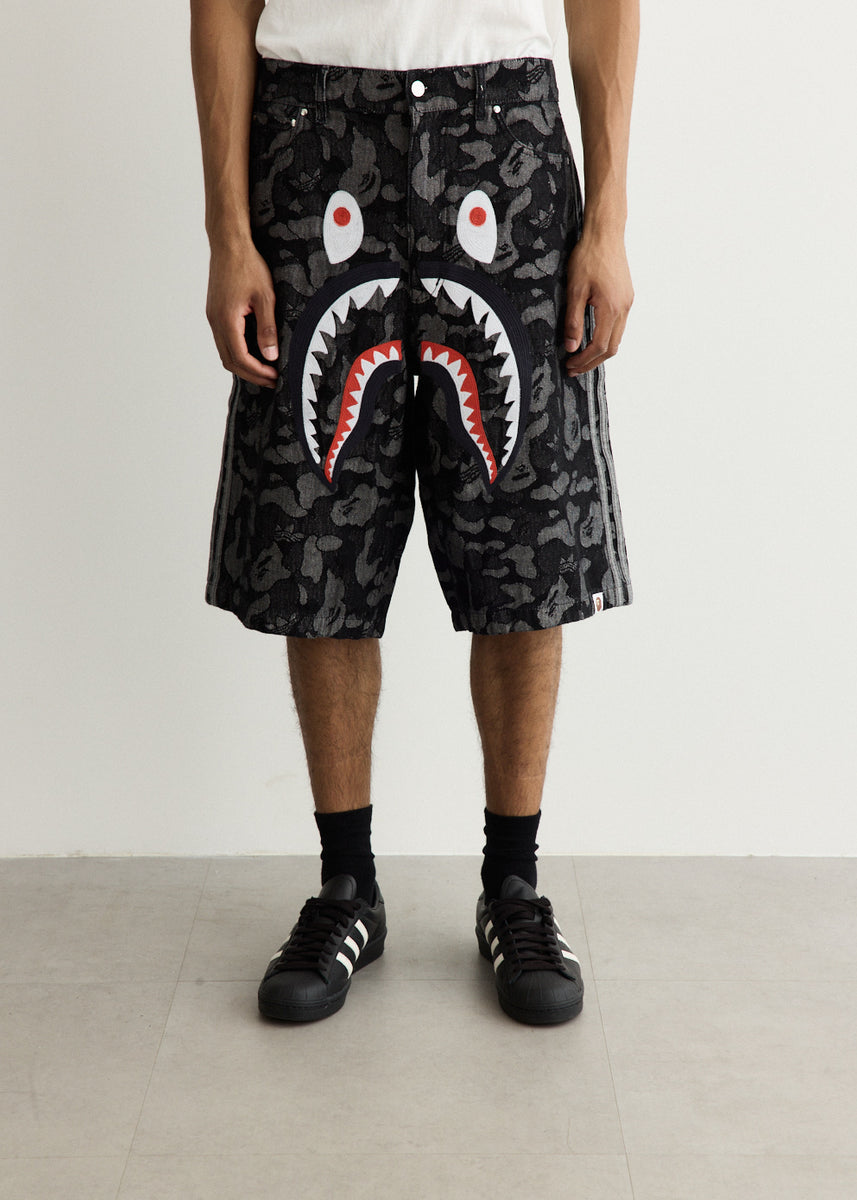 x BAPE Shark Denim Jorts