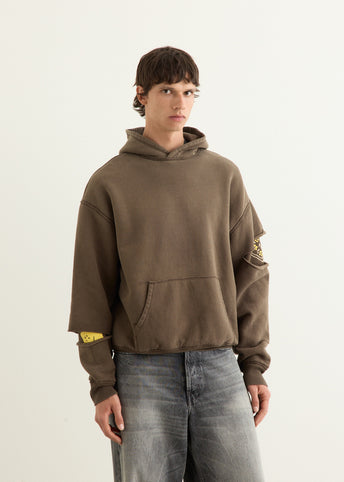 SWT Knit Reversible Elbow Ripped Sweatshirt (PECKISH RAINBOWY)