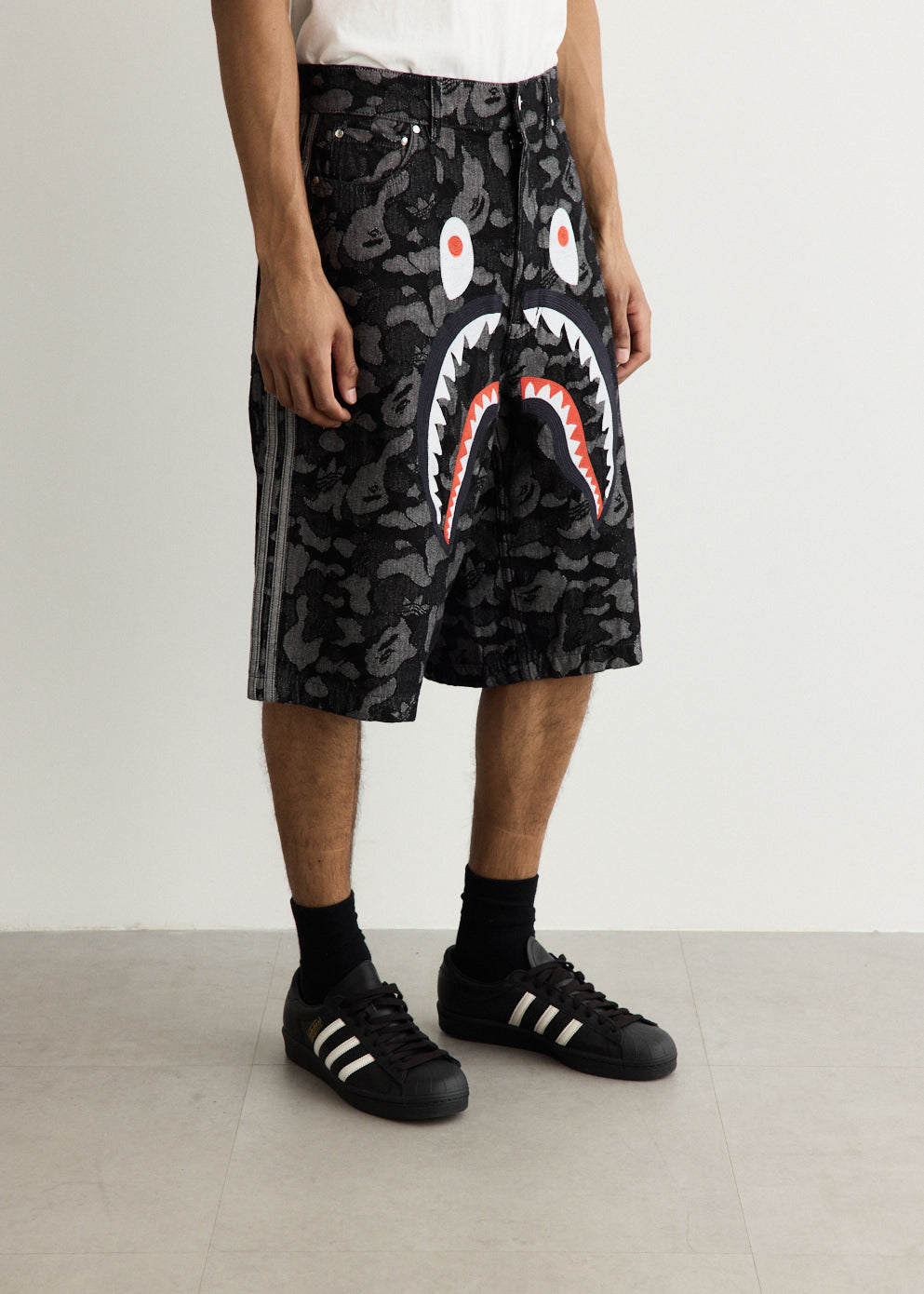 x BAPE Shark Denim Jorts