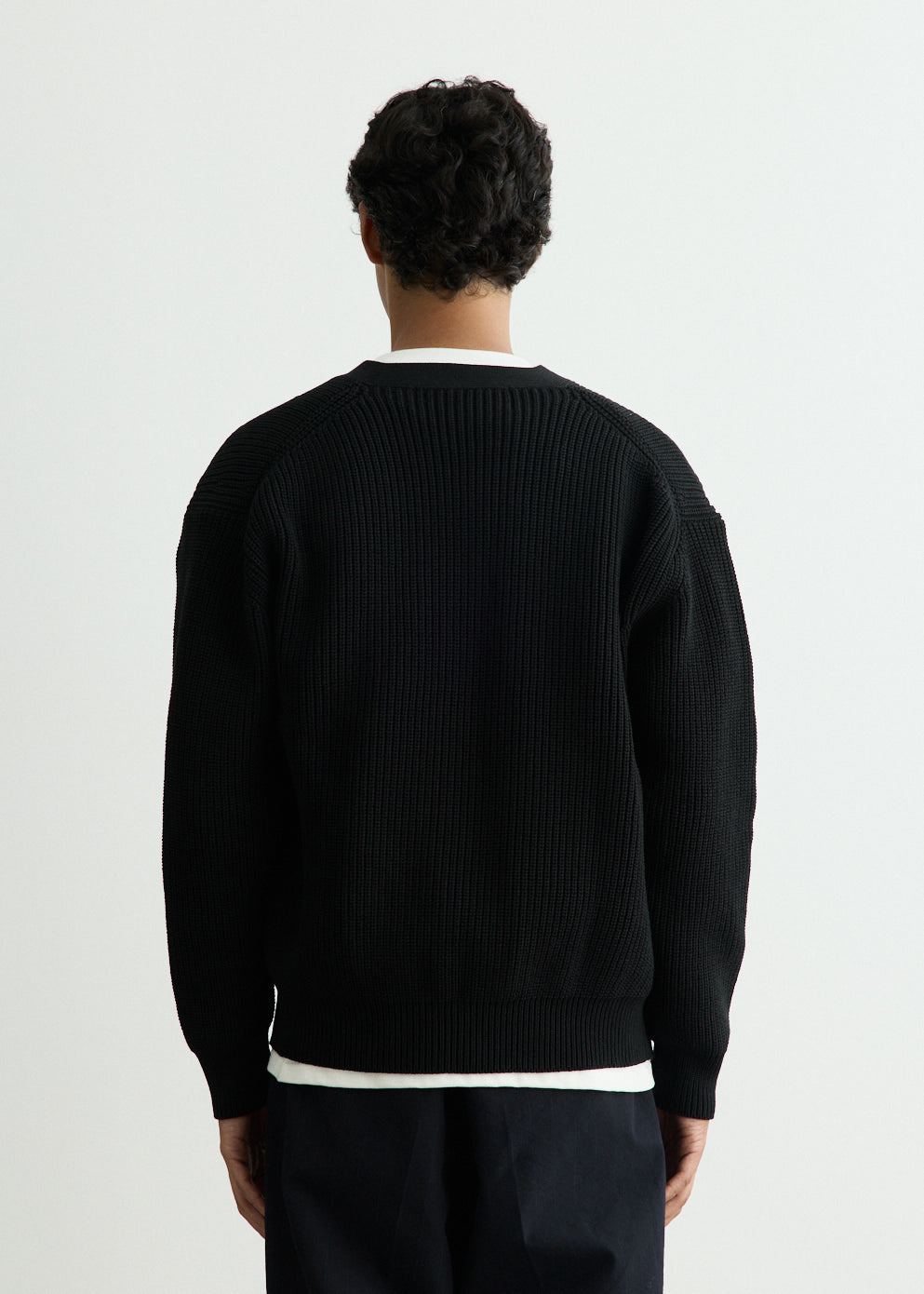 Cotton Polyester Zip Cardigan