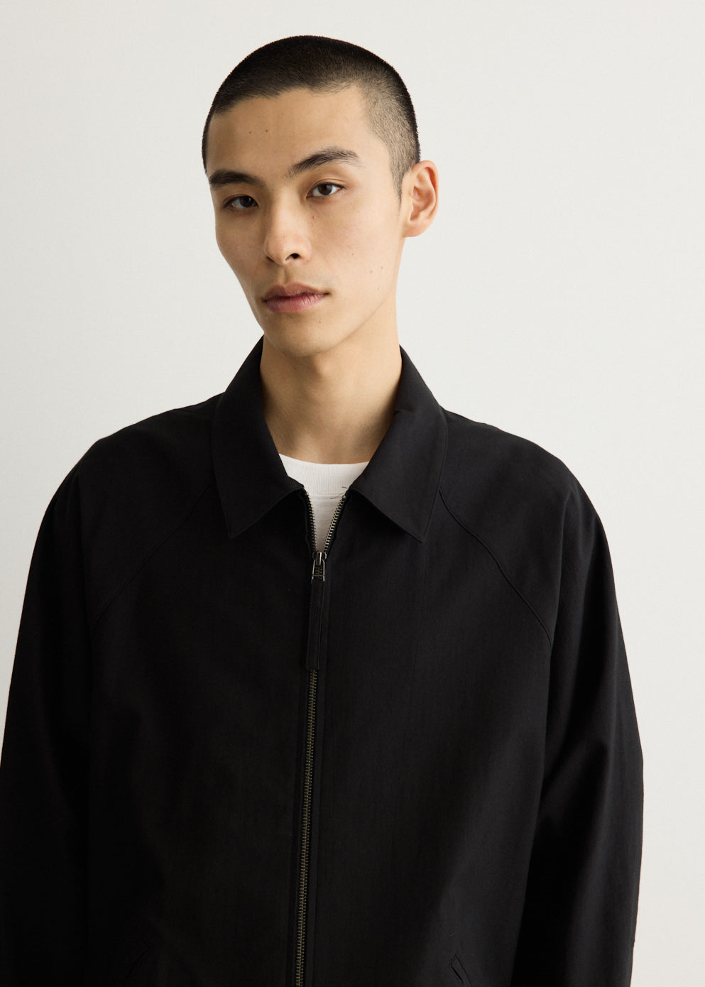 Zip Up Moleskin Blouson