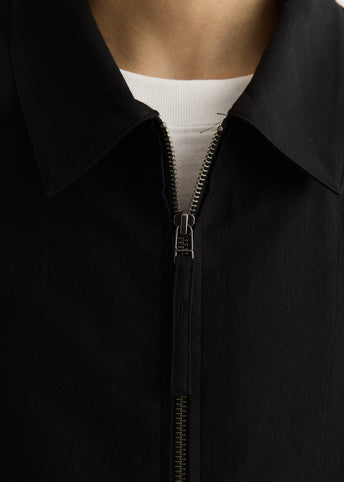 Zip Up Moleskin Blouson