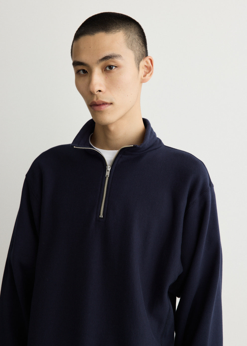 Suvin Sweat Half Zip Pull Over