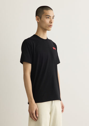 Double Burgundy Heart T-Shirt