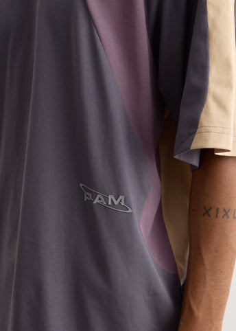 Shattered Panel Short Sleeve Top