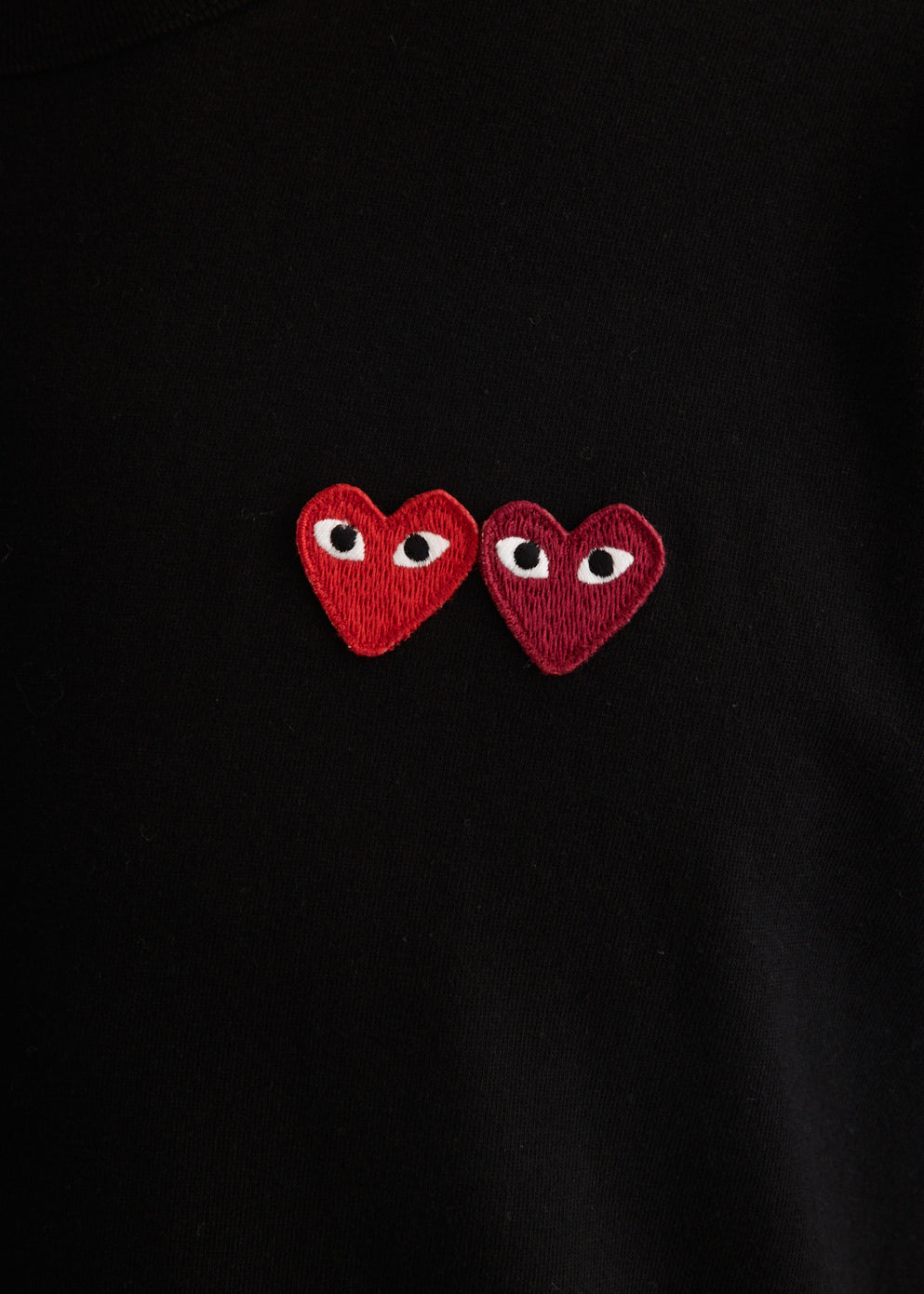 Double Burgundy Heart T-Shirt