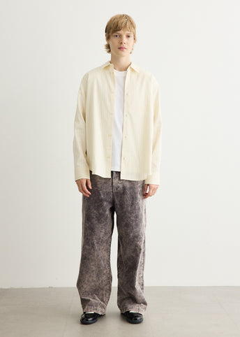 14W Corduroy BOOGIE-DAY PORT Baggy Pants (Dirty Dyed)