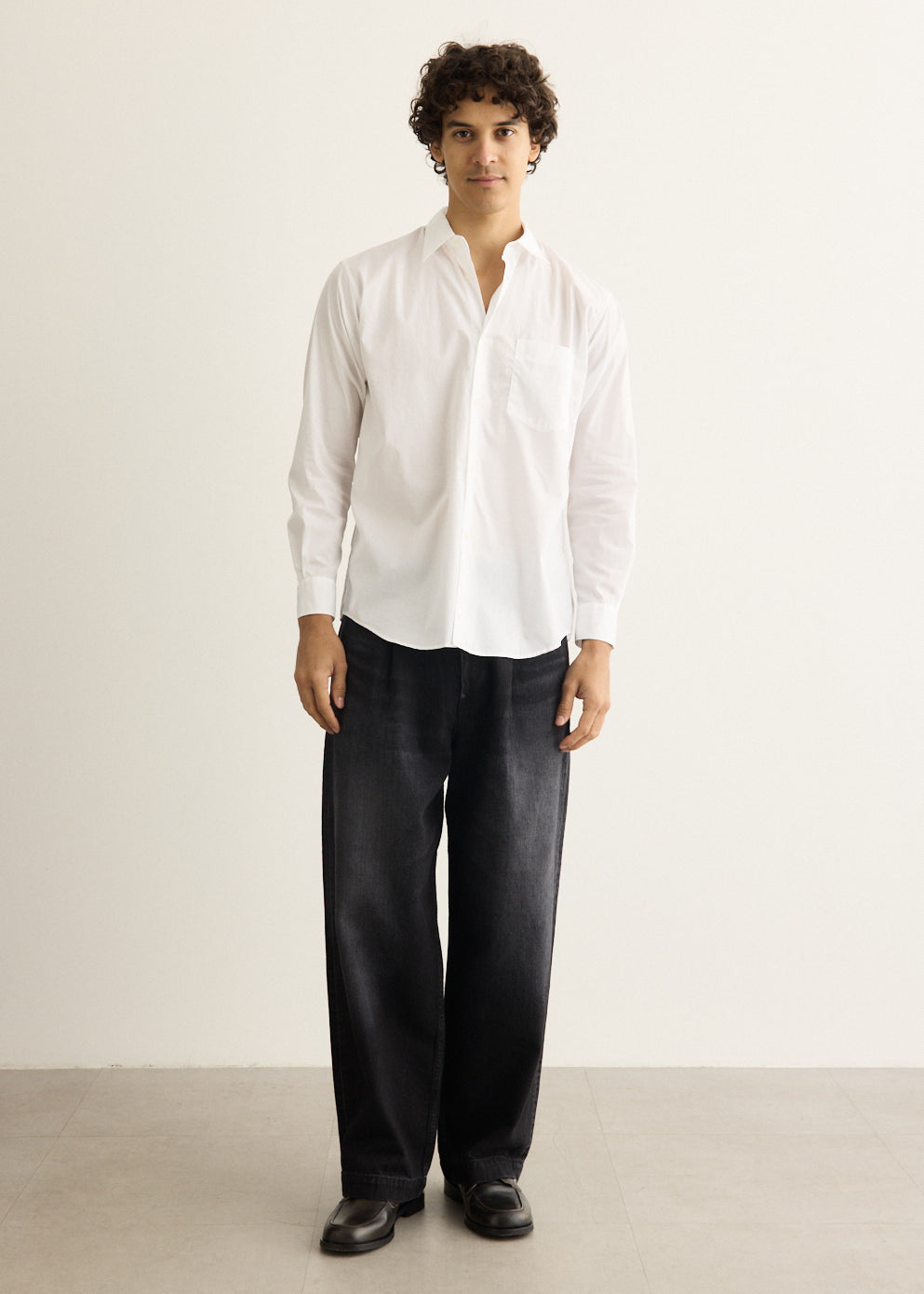 Broad Regular Collar Shirt