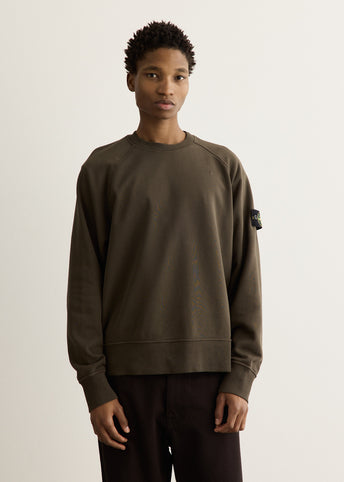 Overdyed Oversized Badge Crew