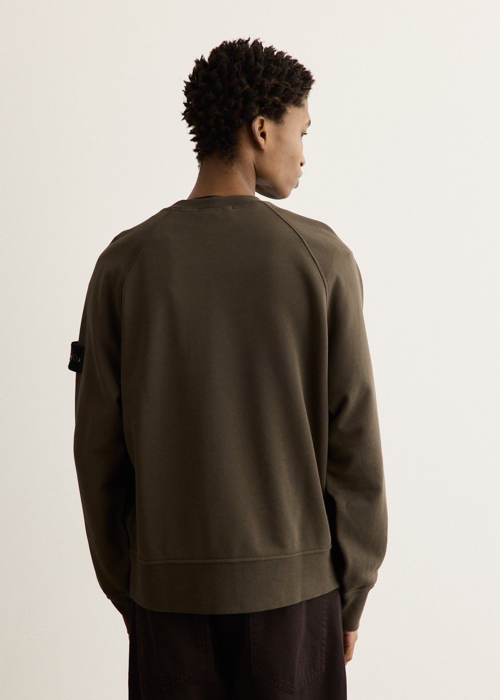 Overdyed Oversized Badge Crew