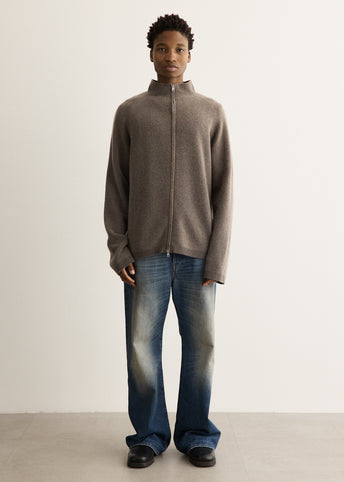 Line Zip Cardigan