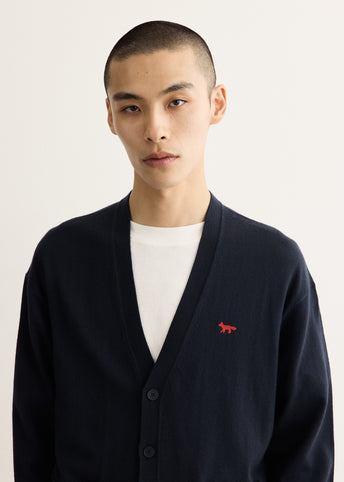Red Profile Fox Comfort Cardigan