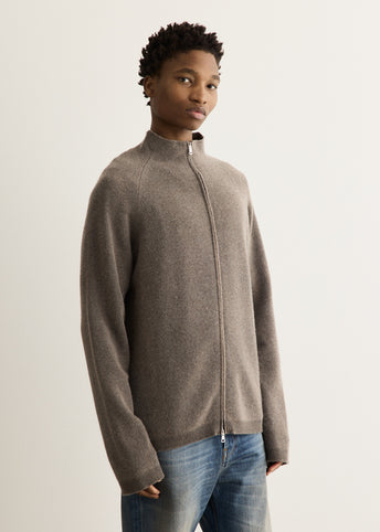 Line Zip Cardigan