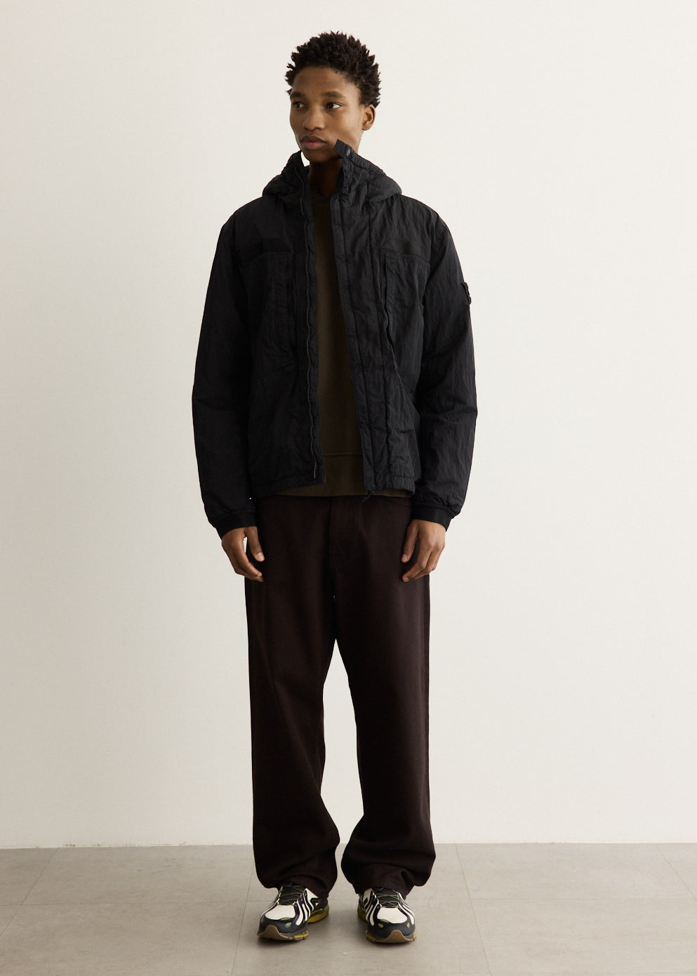 Warp Rib Nylon Short Jacket