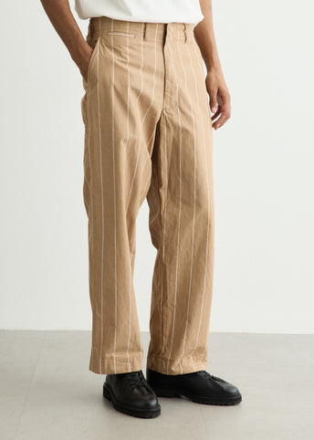 WORK Wide Stripe Trousers