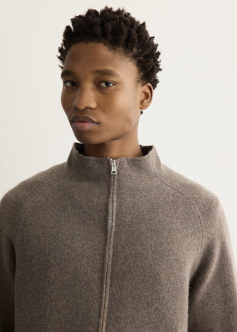 Line Zip Cardigan