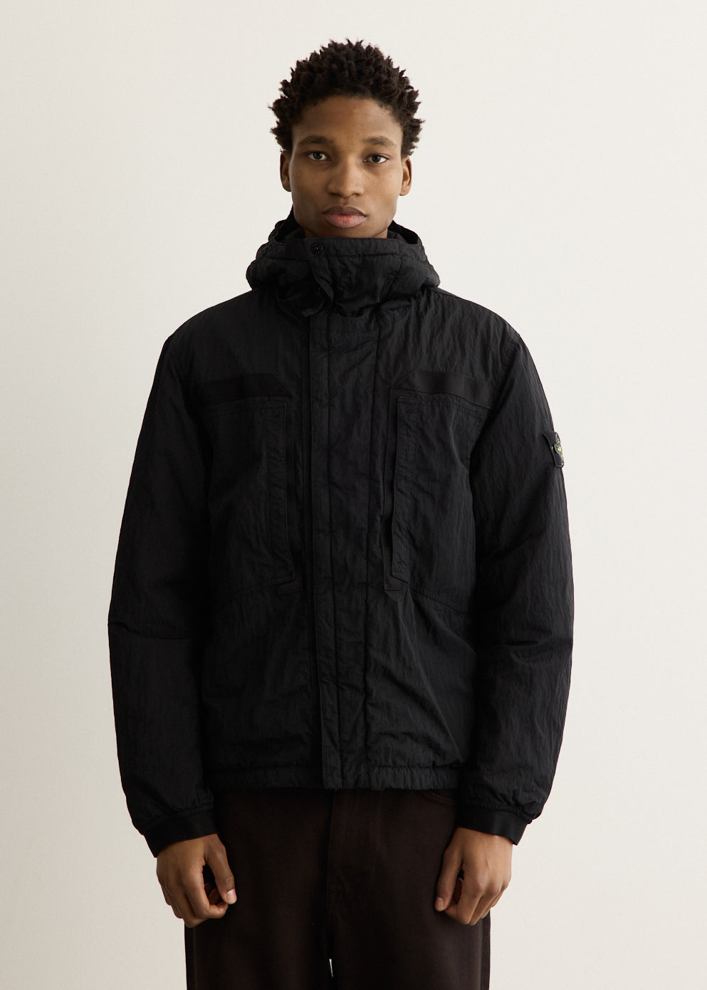 Warp Rib Nylon Short Jacket