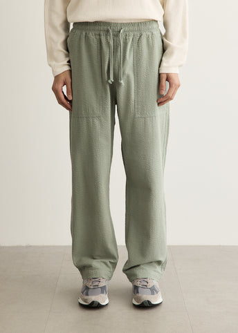 Seersucker Chef Pants