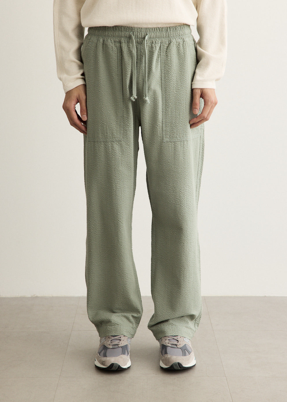 Seersucker Chef Pants