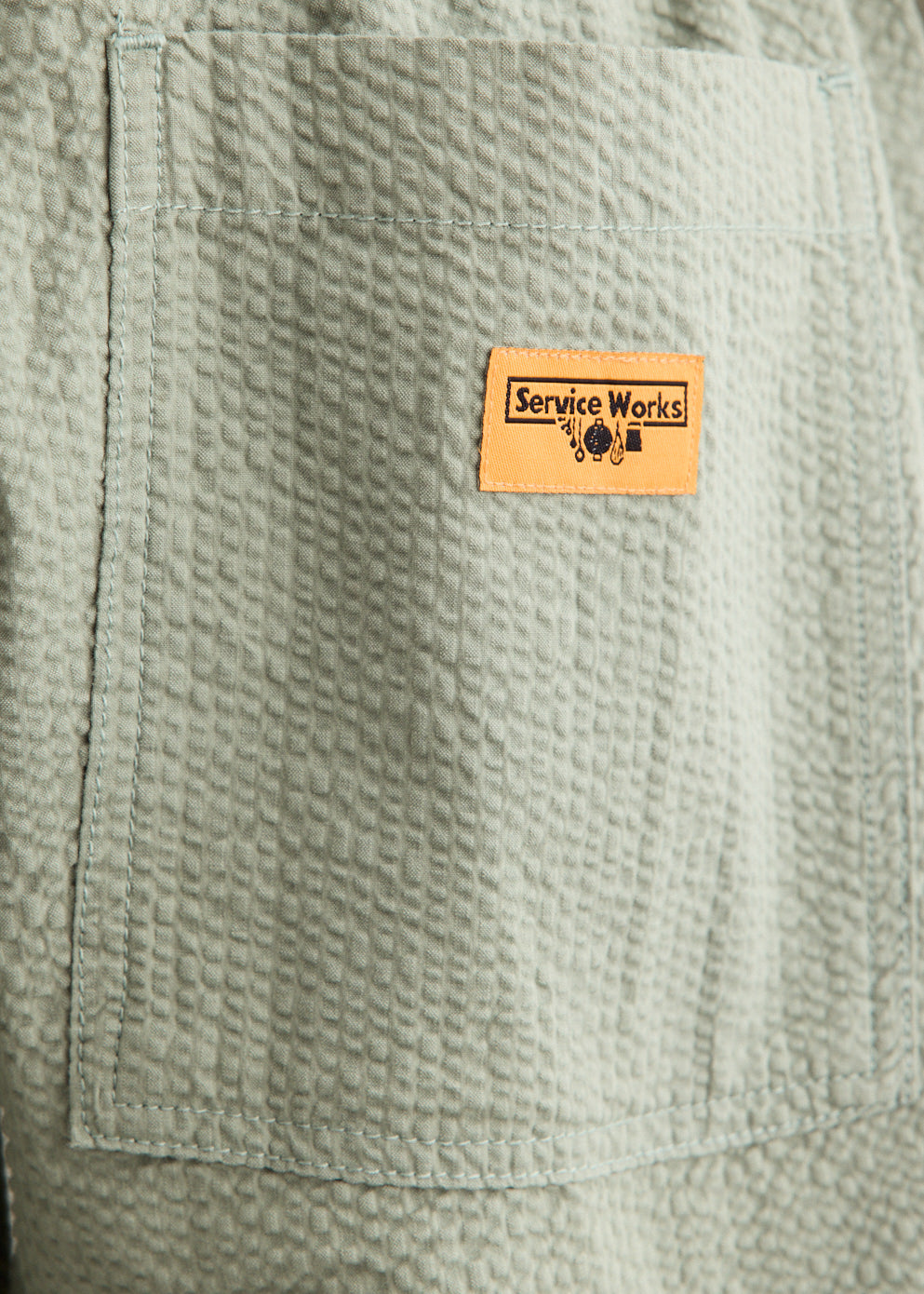 Seersucker Chef Pants
