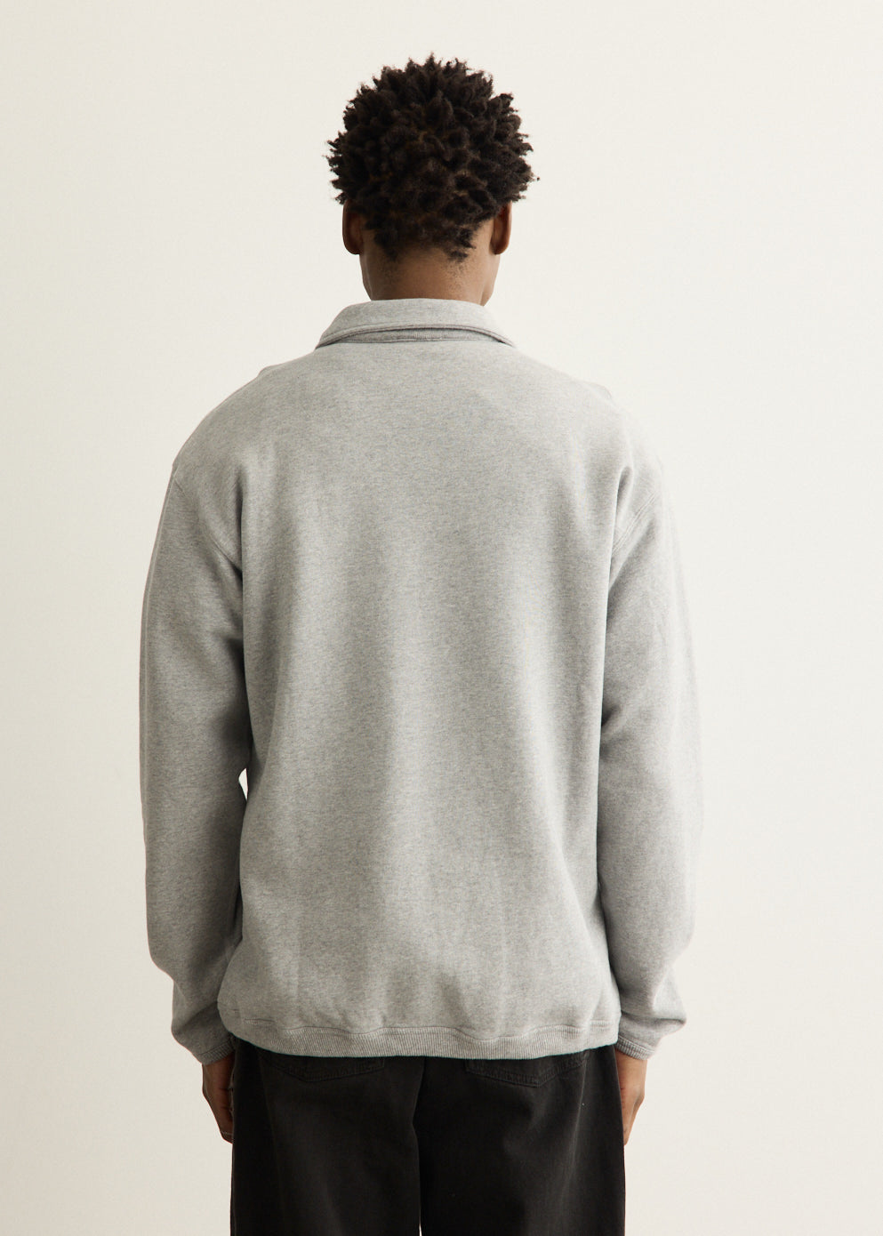 Hjartdal Brushed Diagonal Cotton Fleece Polo