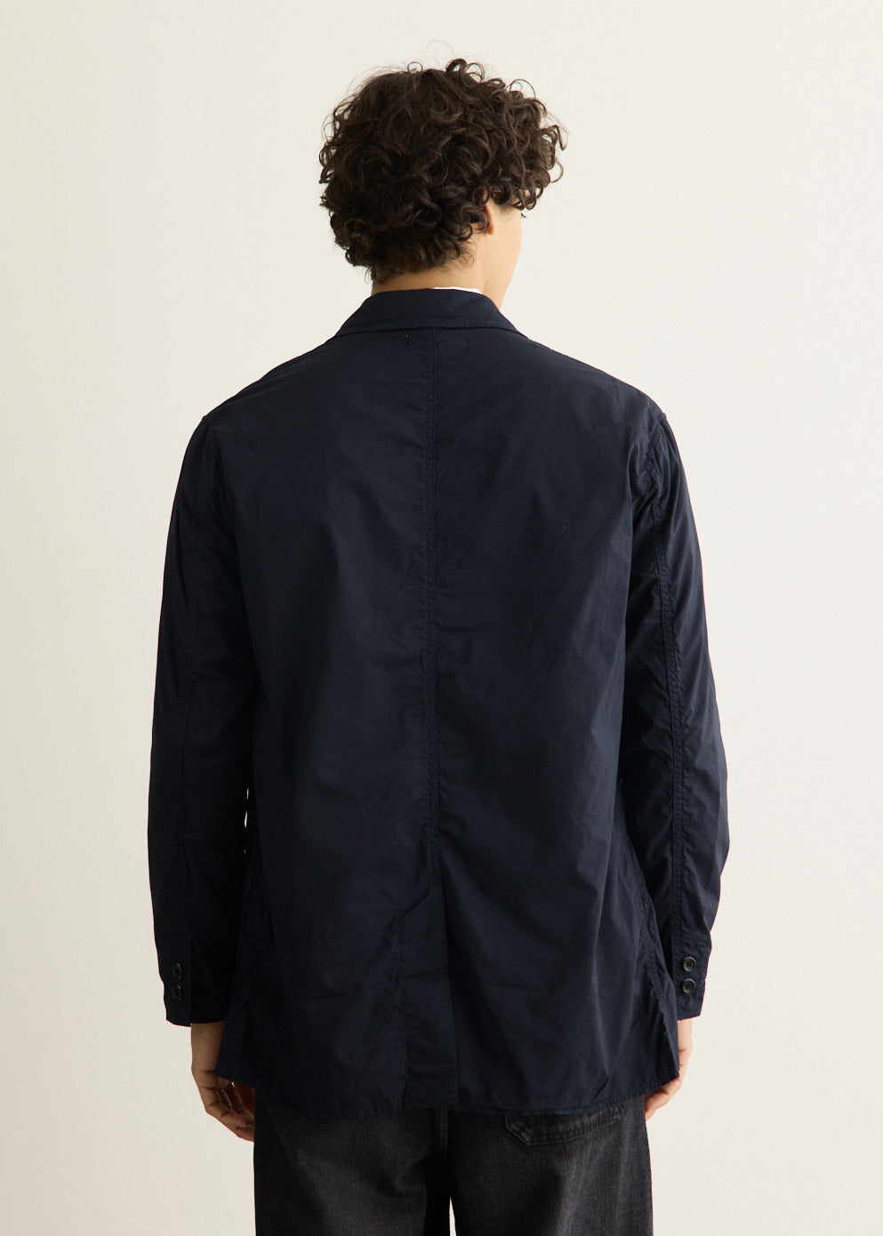Garment Dyed Typewriter Oversized Double Jacket