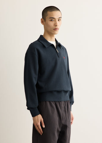Profile Fox Zipped Polo Sweatshirt