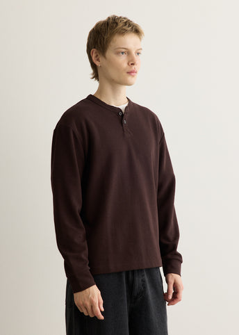 Haul Boxy Long Sleeve Waffle T-Shirt