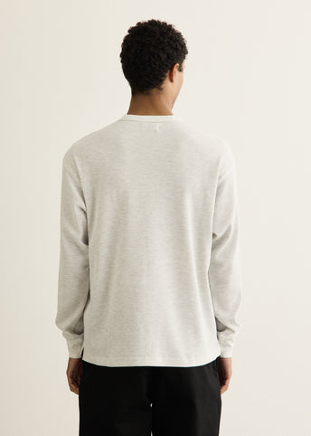 Alex Waffle Henley Neck Top
