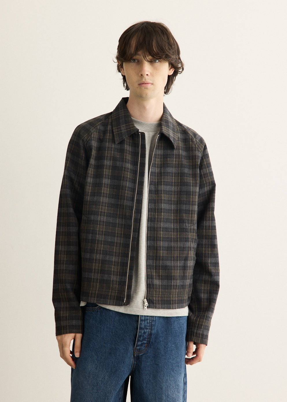 Stensholt Cotton Wool Check Blouson