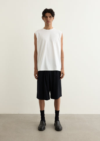 Cotton Jersey Sleeveless T-Shirt