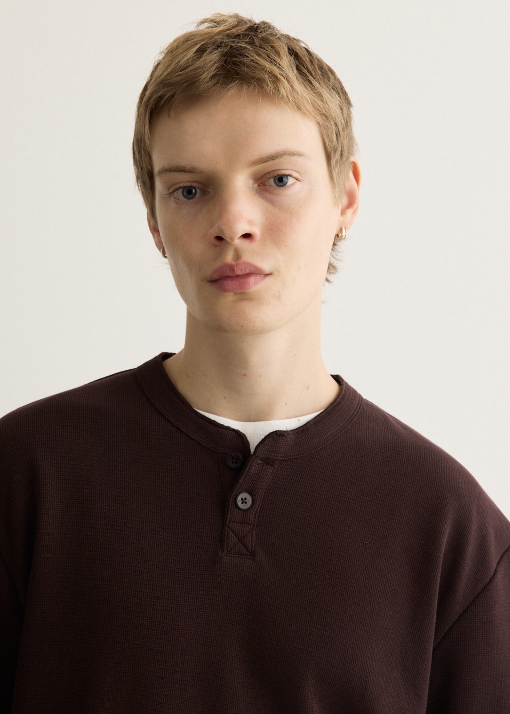 Haul Boxy Long Sleeve Waffle T-Shirt