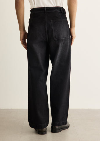 Selvage Denim Belted Pants