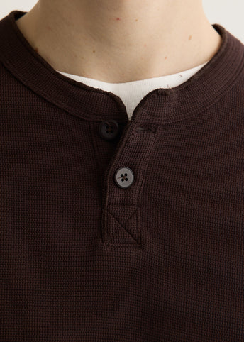 Haul Boxy Long Sleeve Waffle T-Shirt