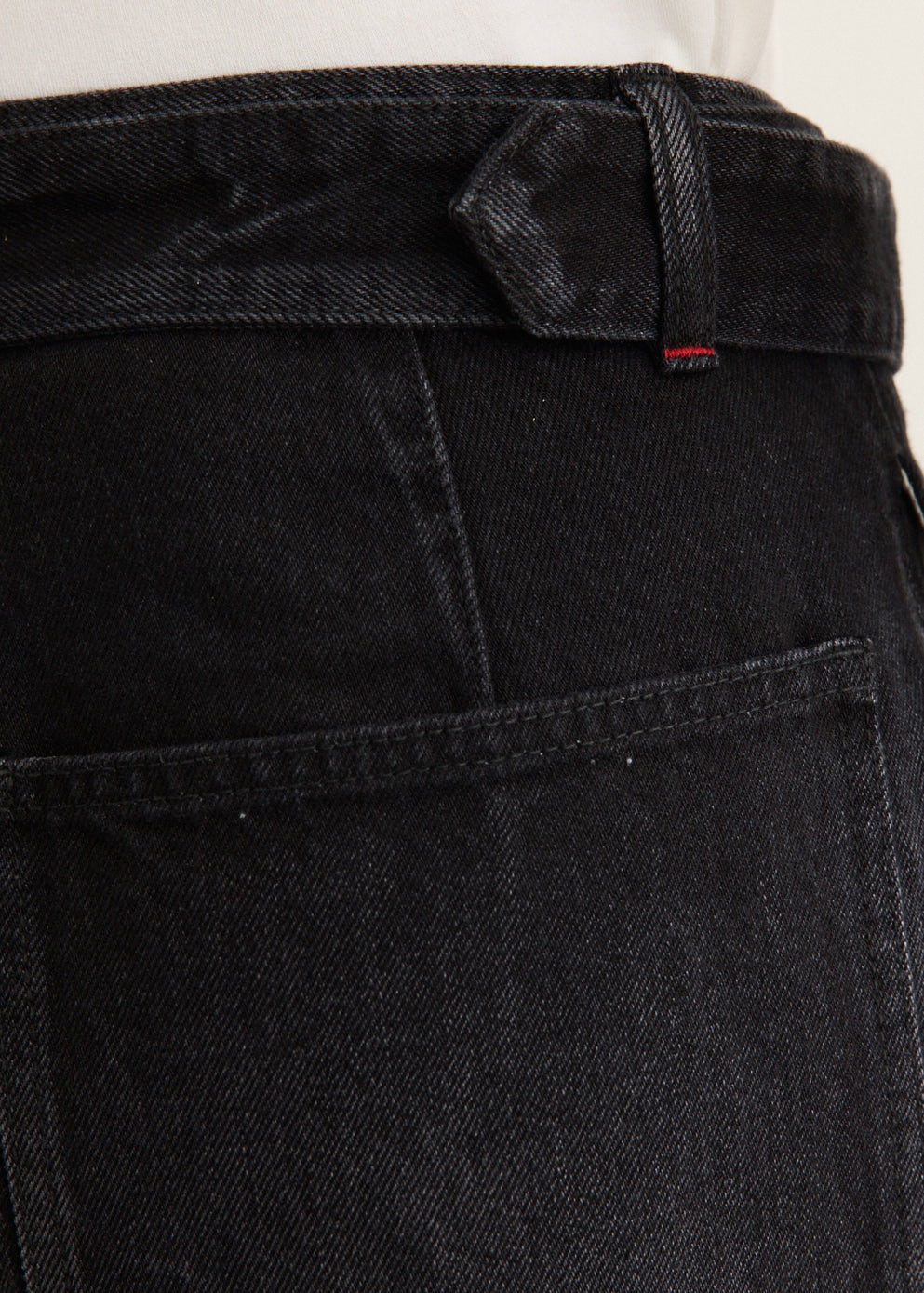 Selvage Denim Belted Pants