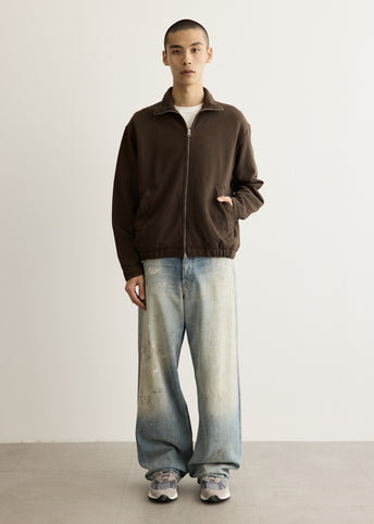 Hornidal Relaxed Organic Loopback Track Jacket